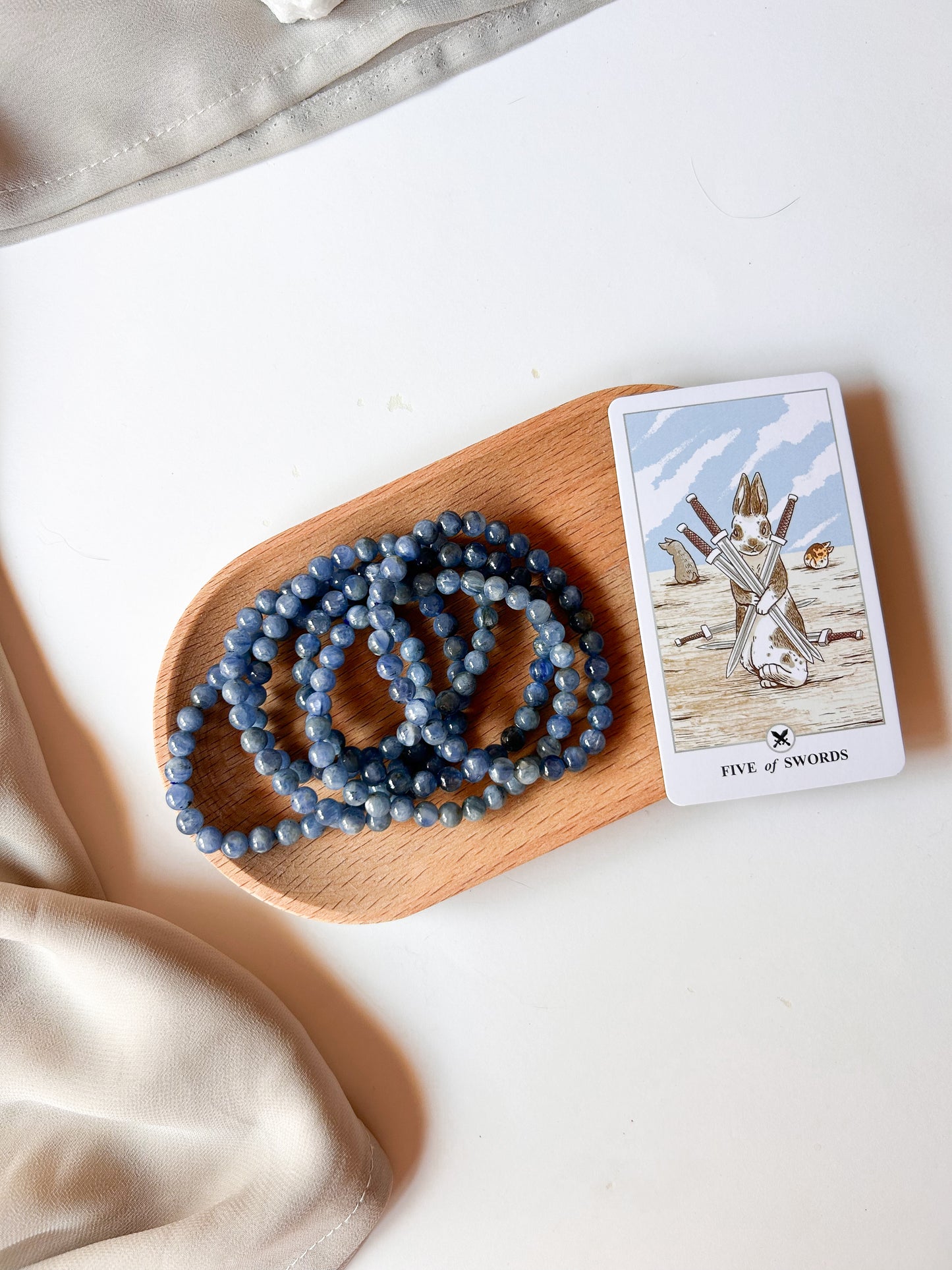 Pulseira Cianite Azul