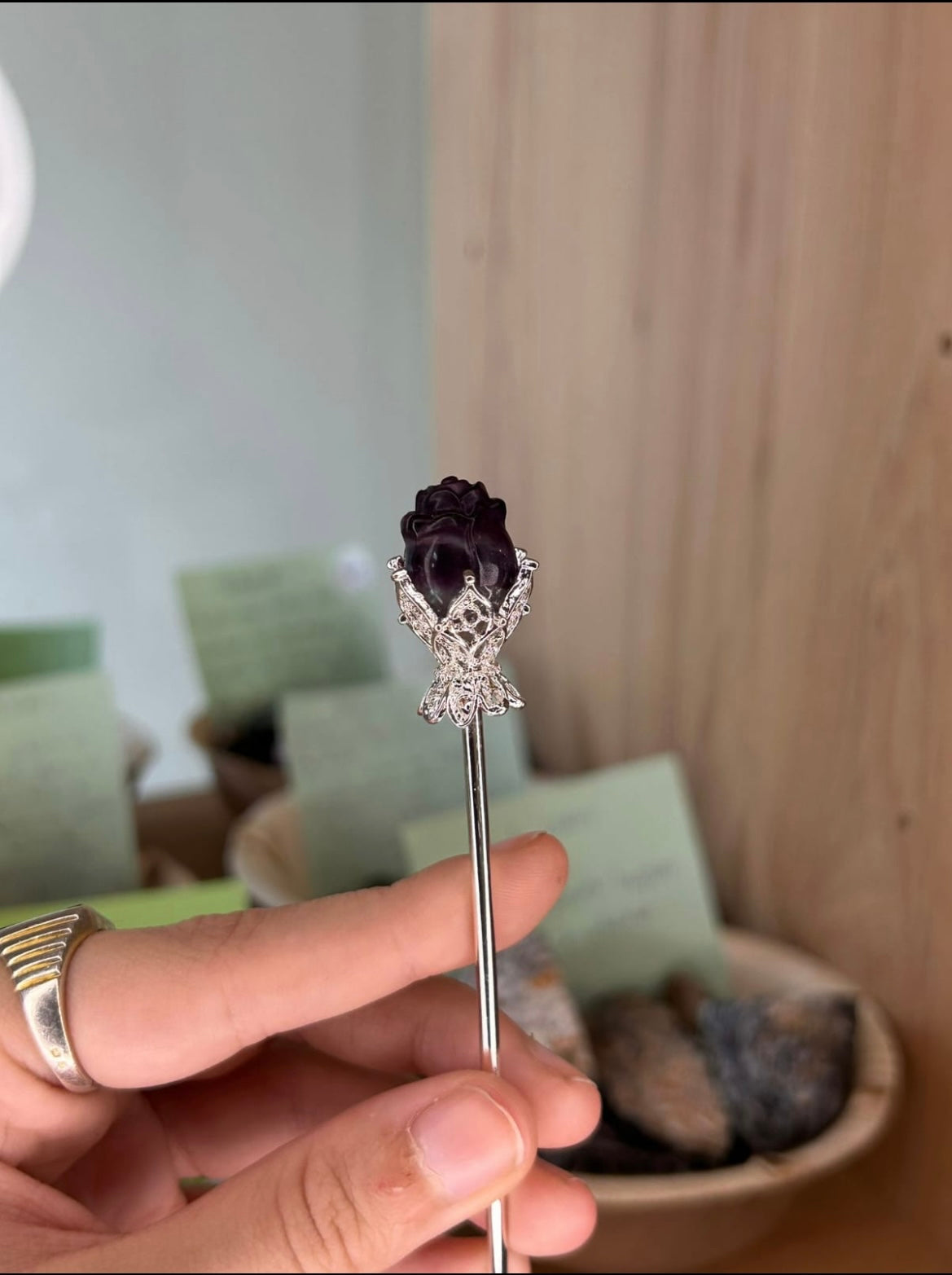 Rosa Fluorite Arco-Íris