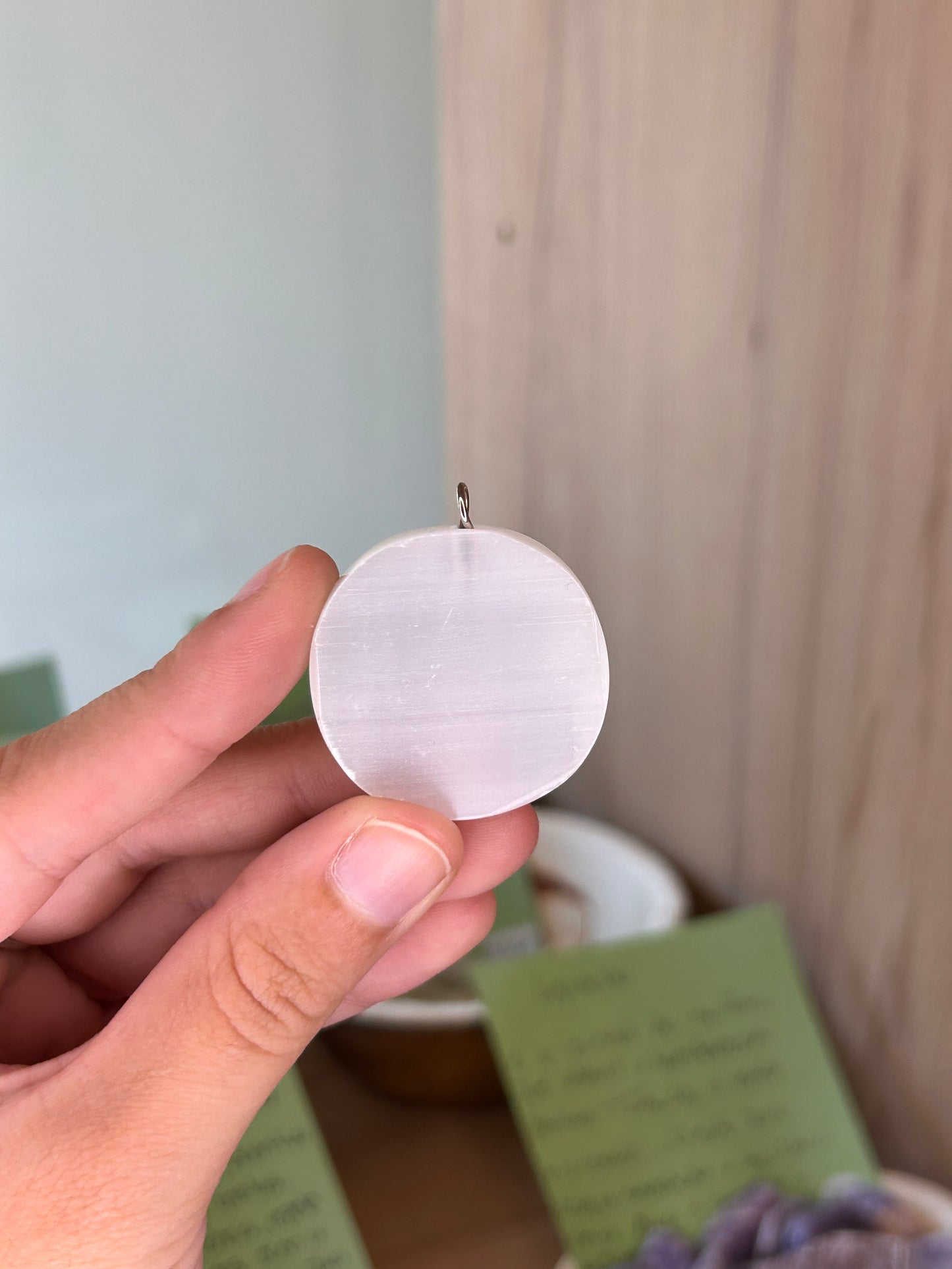 Pendente Selenite