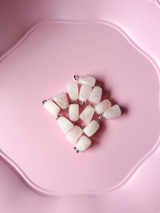 Pendente Quartzo Rosa