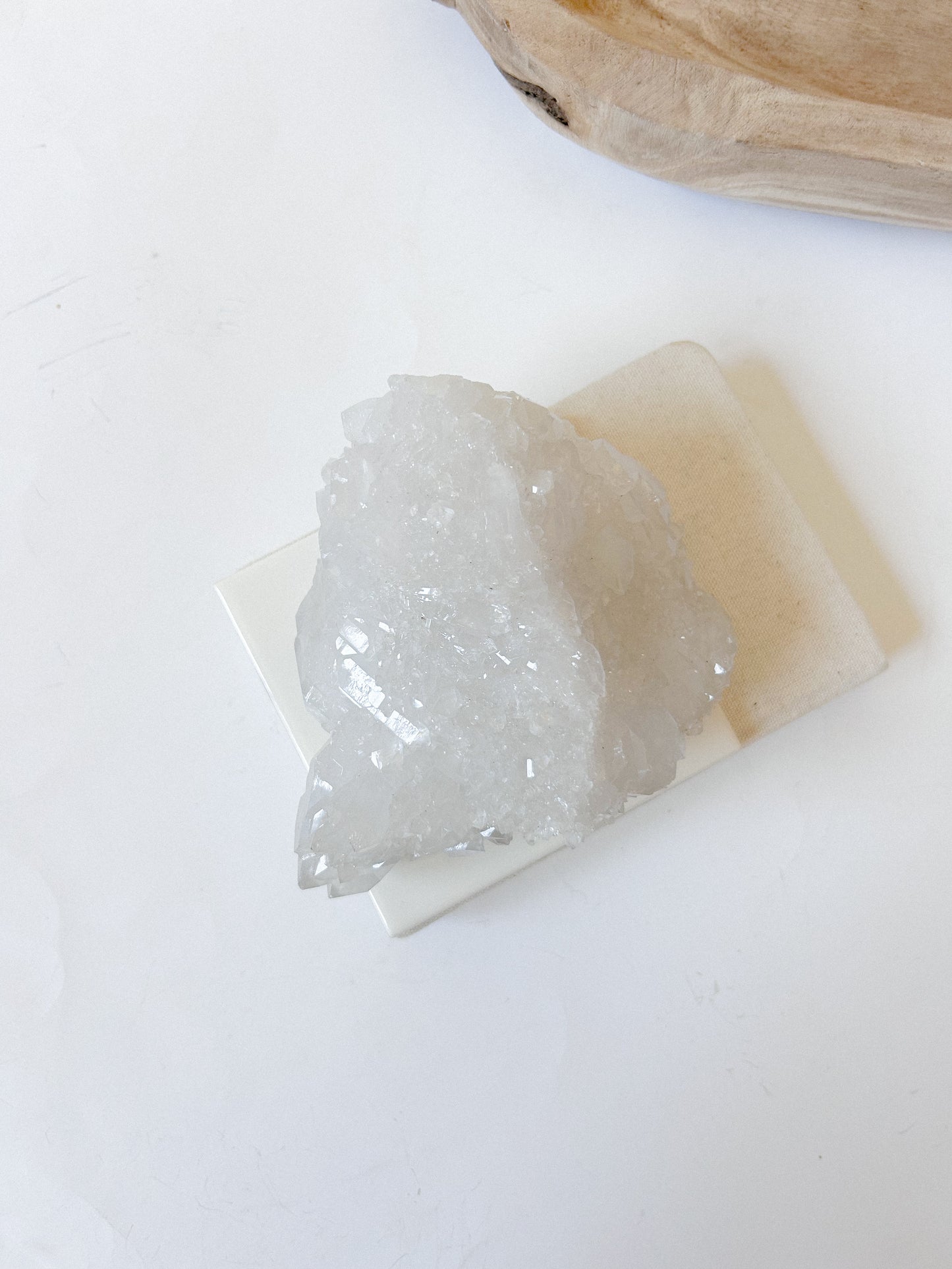 Drusa Quartzo Cristal