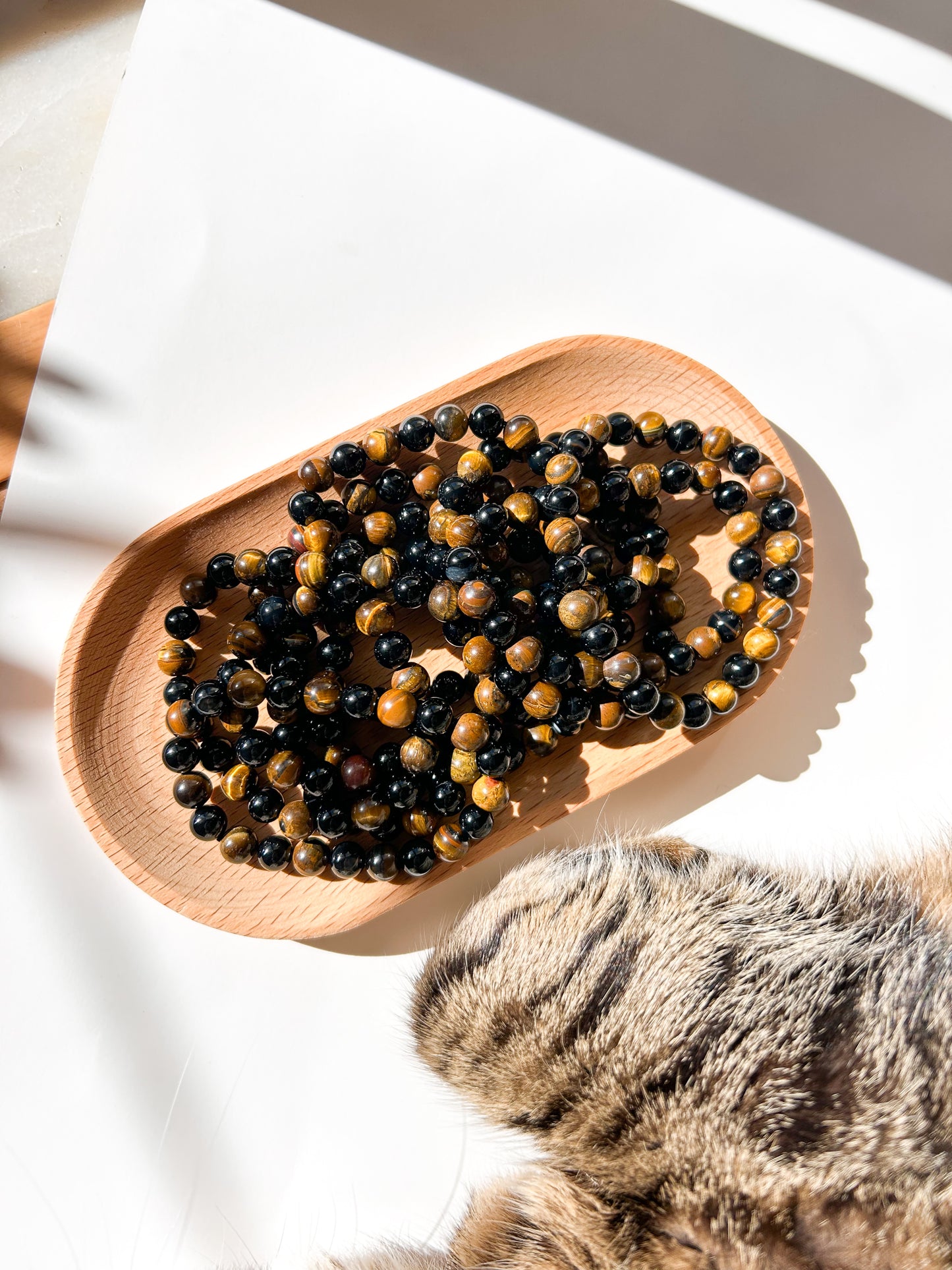 Pulseira Olho de Tigre + Ónix