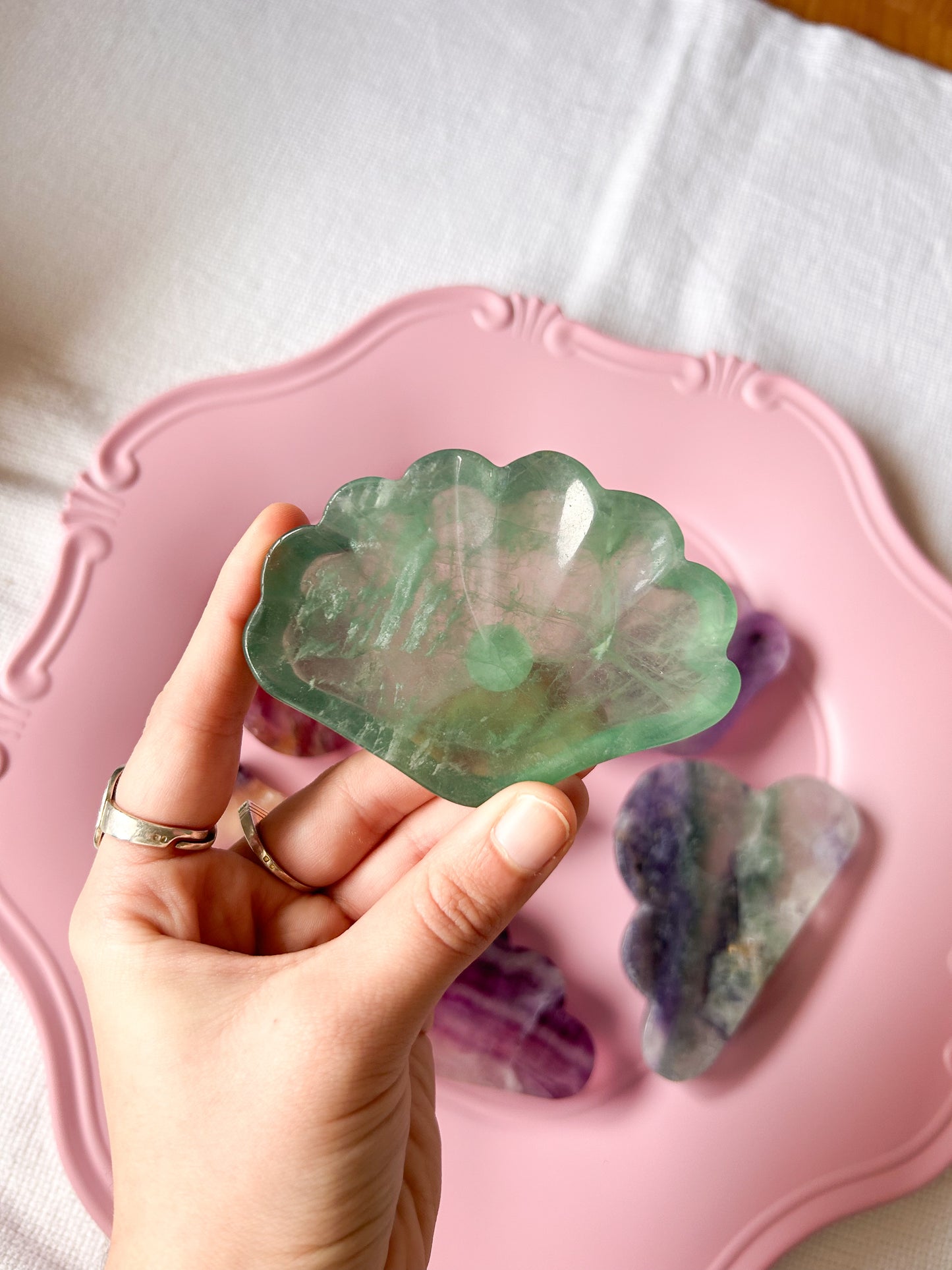 Taça Fluorite Arco-Íris