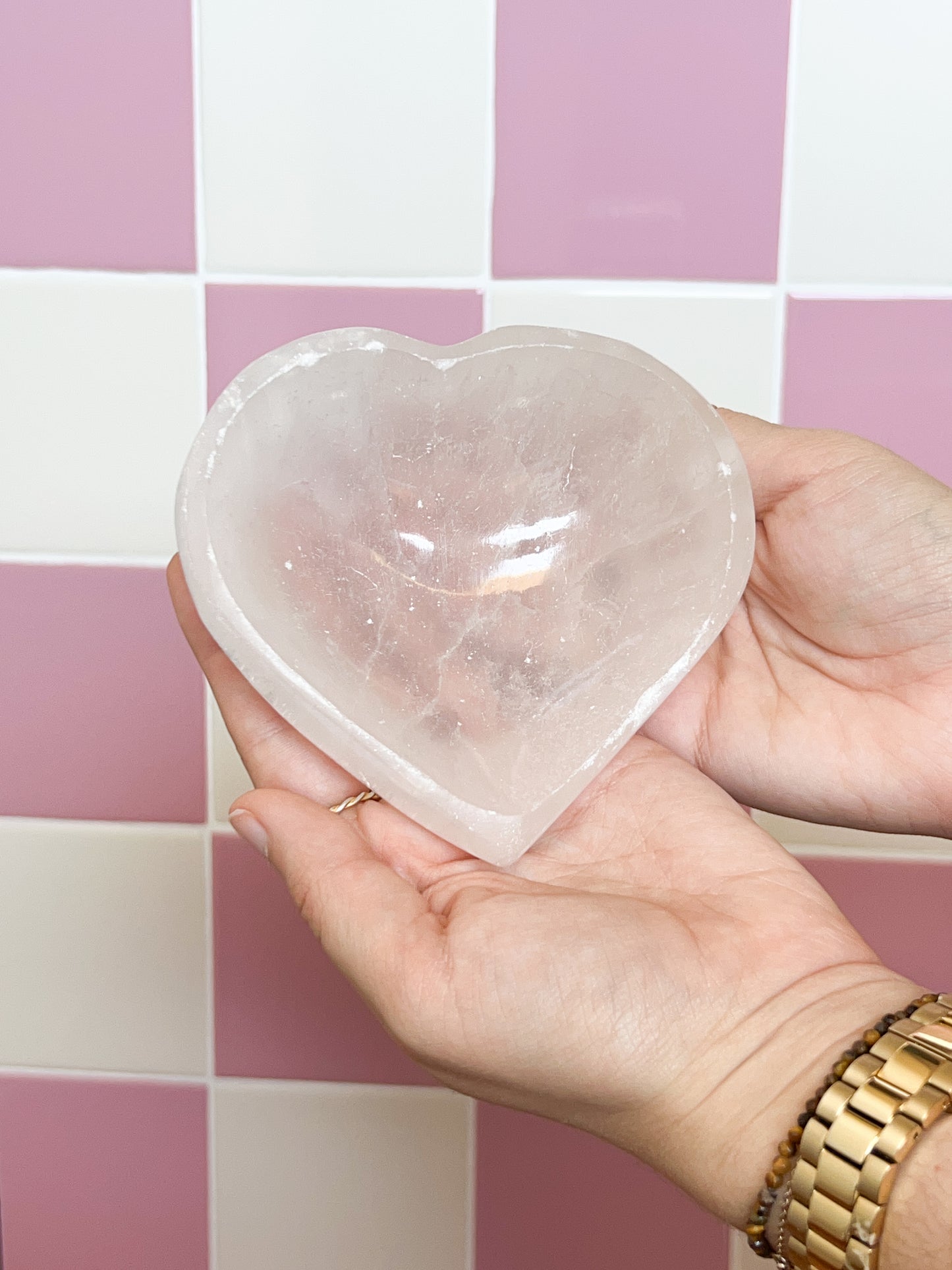 Taça Selenite (Coração)