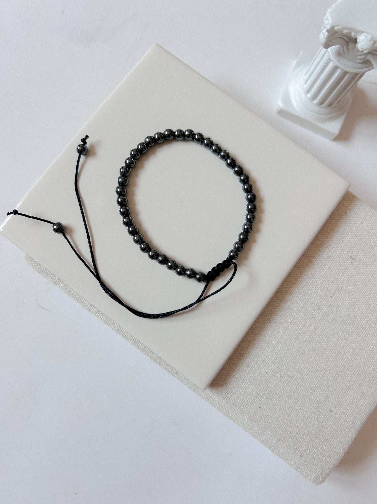 Pulseira Hematite Ajustável