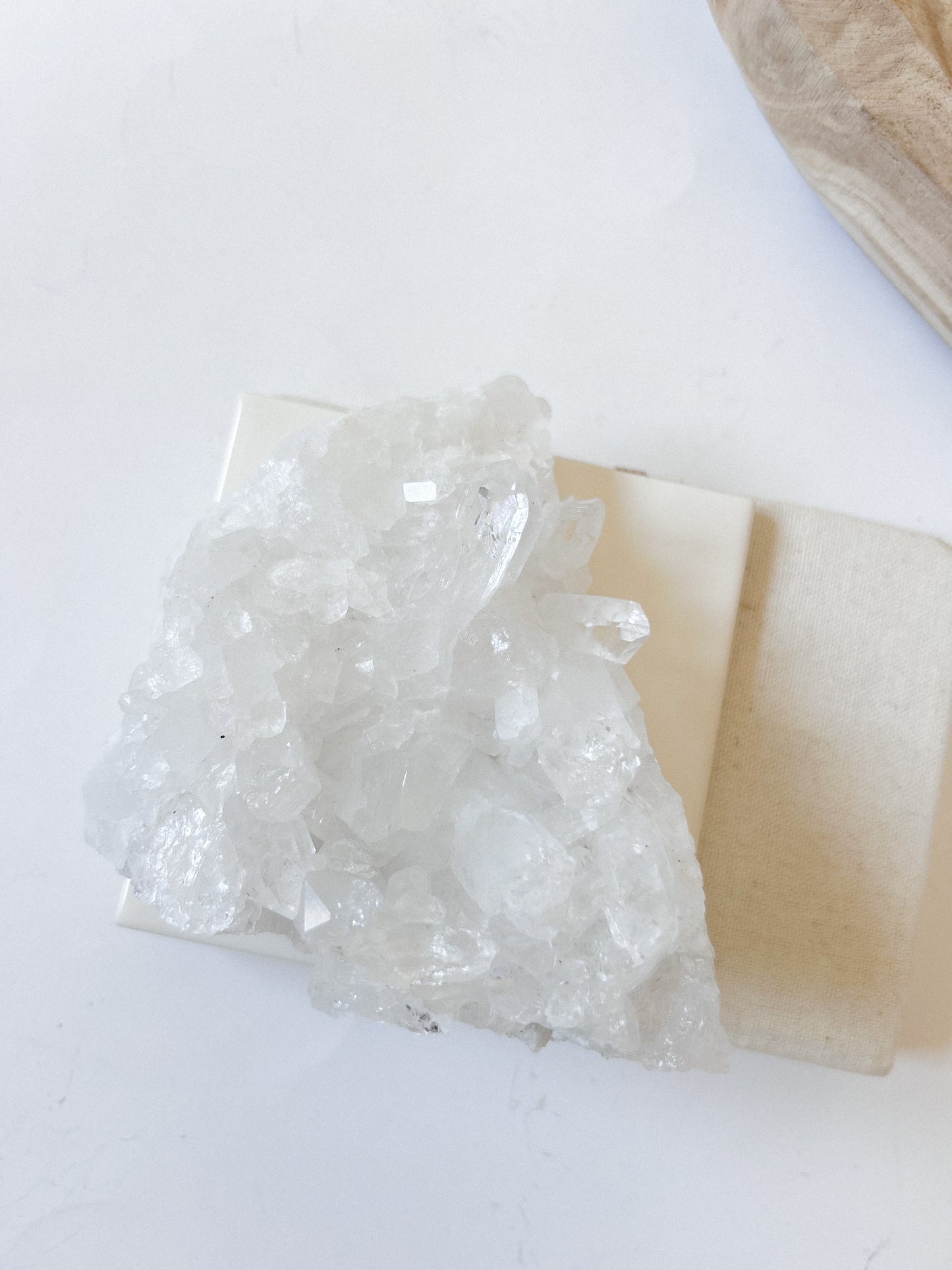Drusa Quartzo Cristal