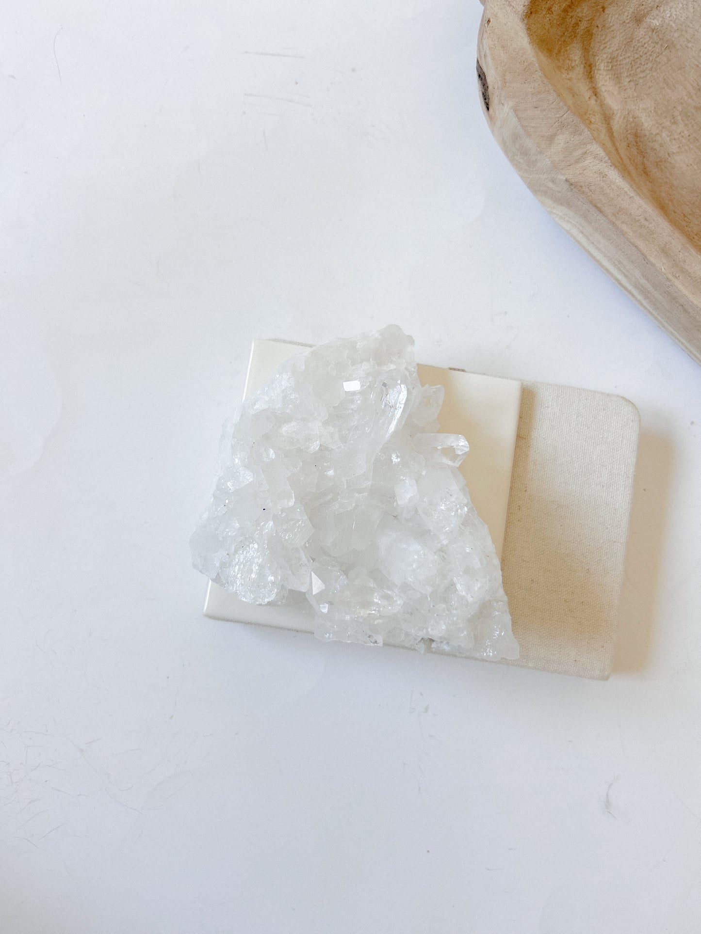 Drusa Quartzo Cristal