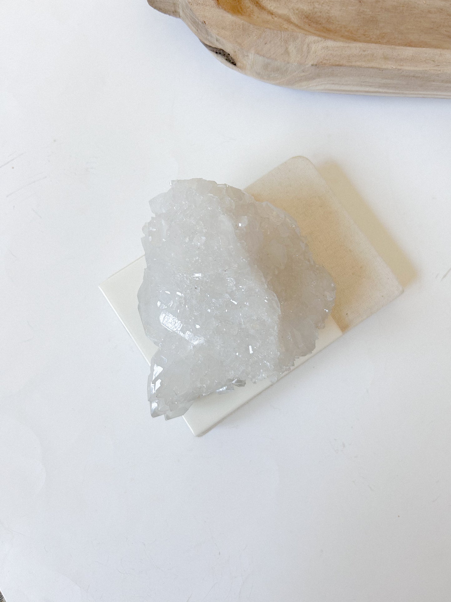 Drusa Quartzo Cristal