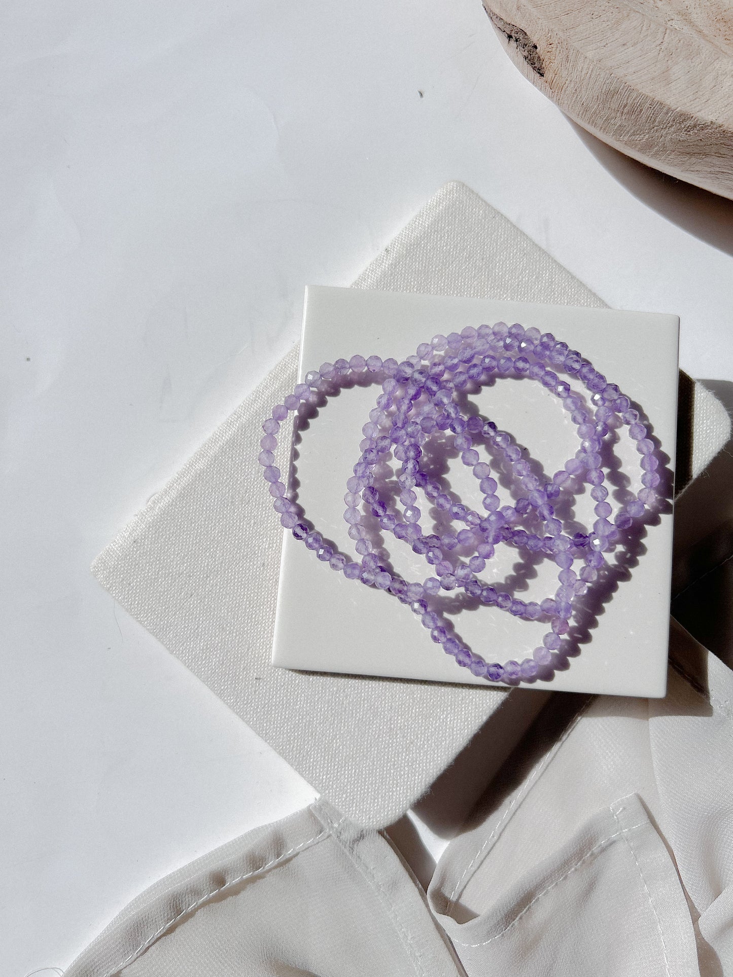 Pulseira Ametista Facetada