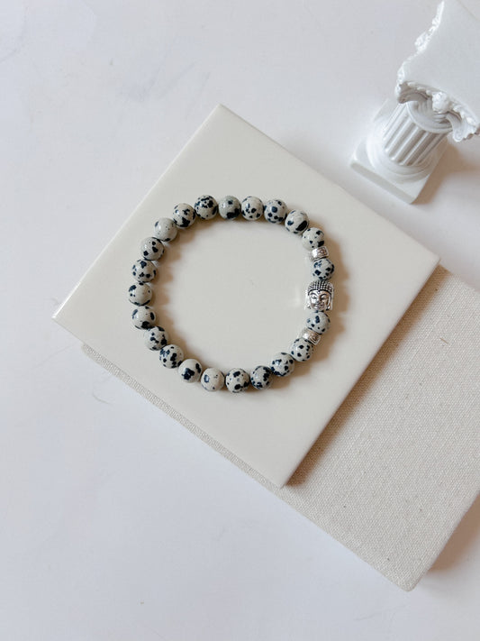 Pulseira Jaspe Dálmata