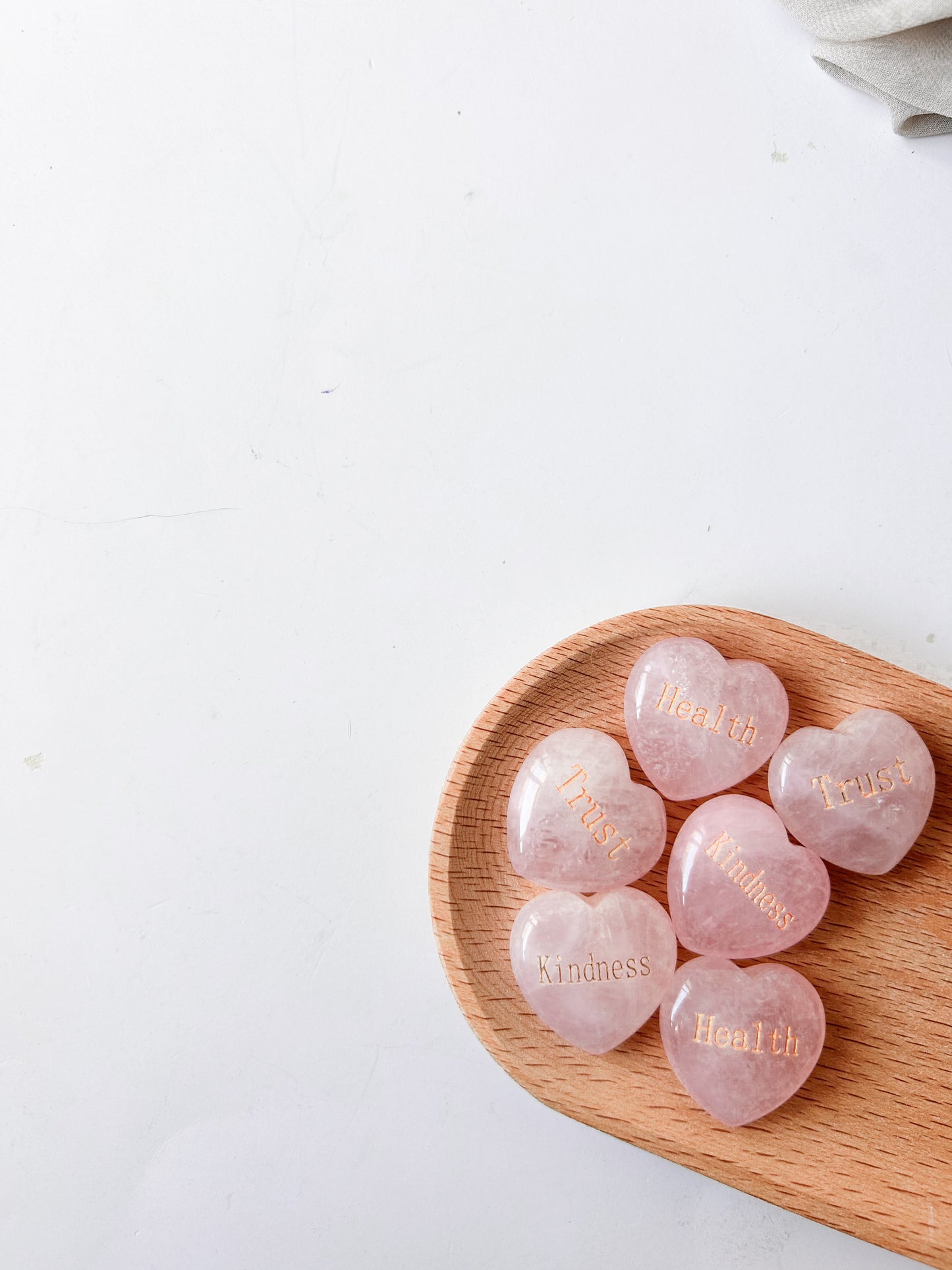Coração Quartzo Rosa