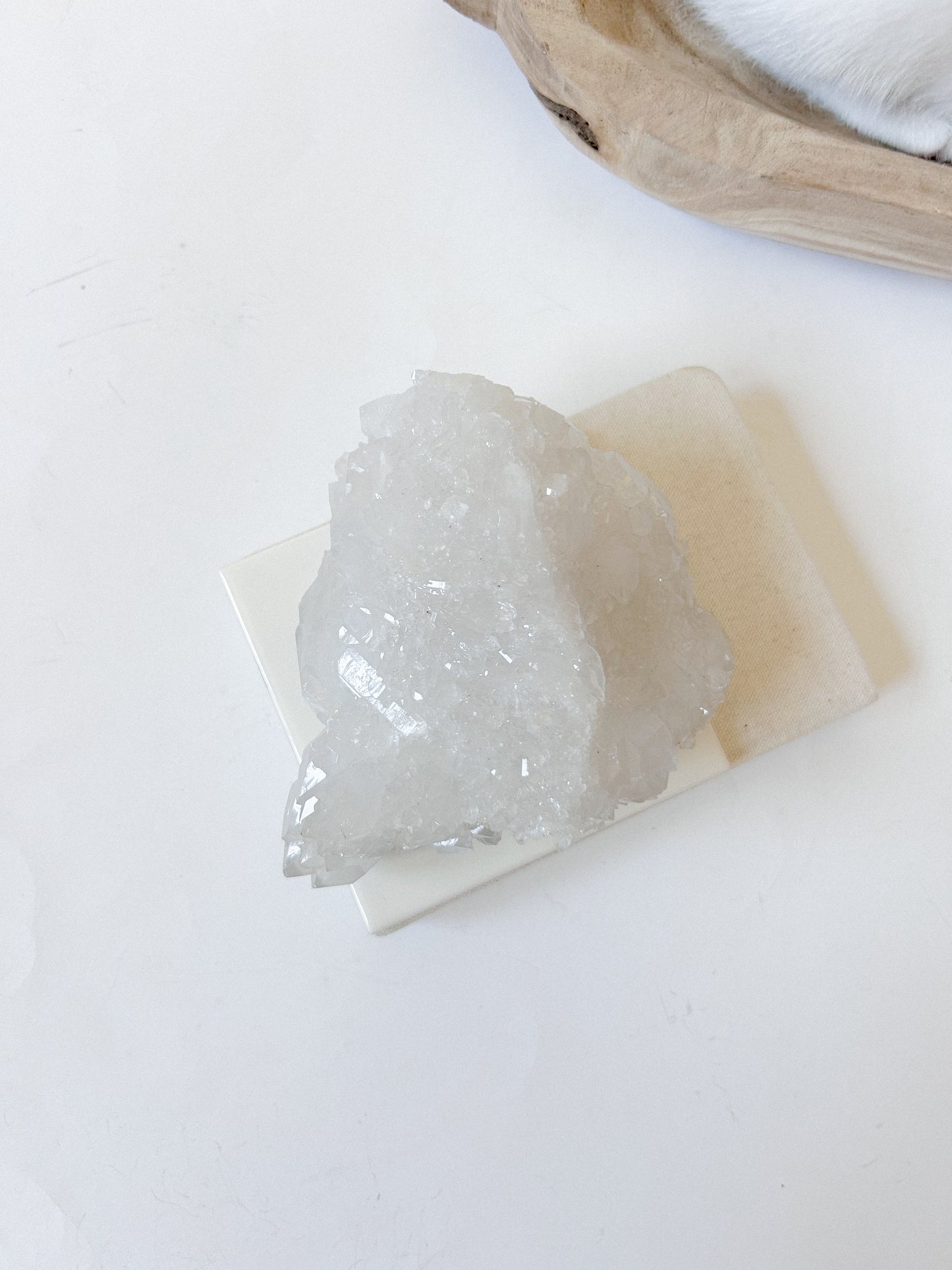 Drusa Quartzo Cristal