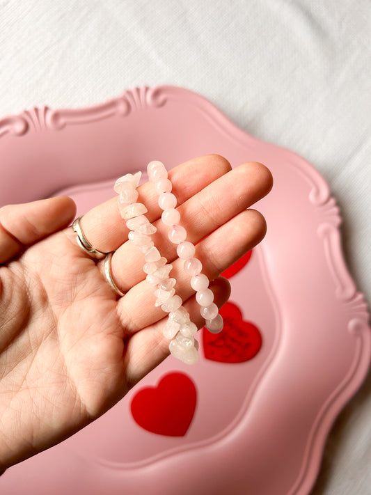 Pulseira Quartzo Rosa