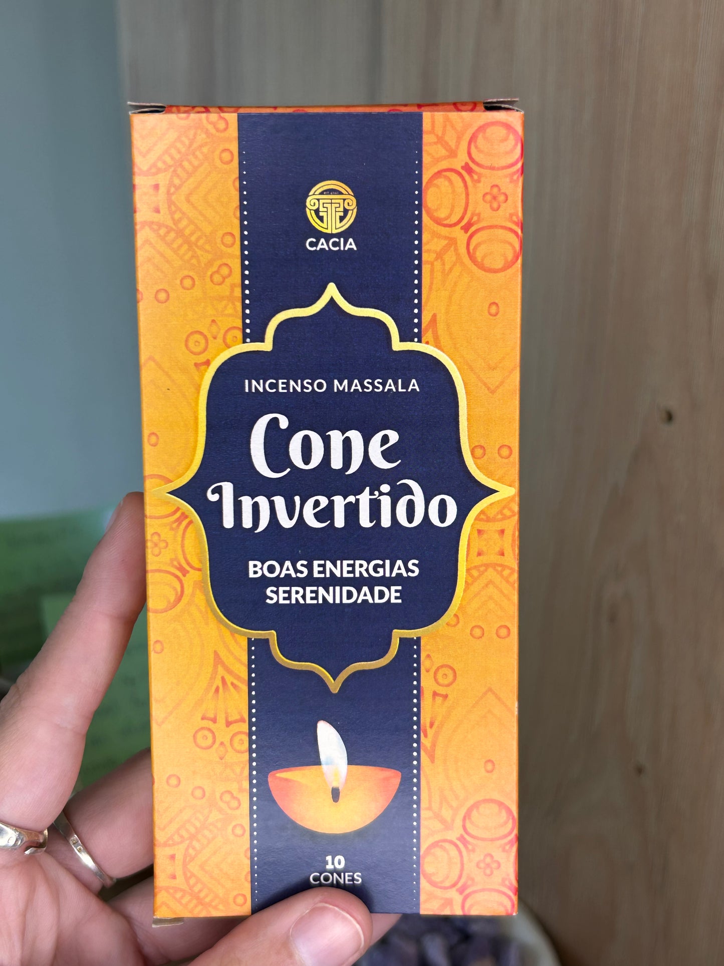 Incenso Cone Invertido