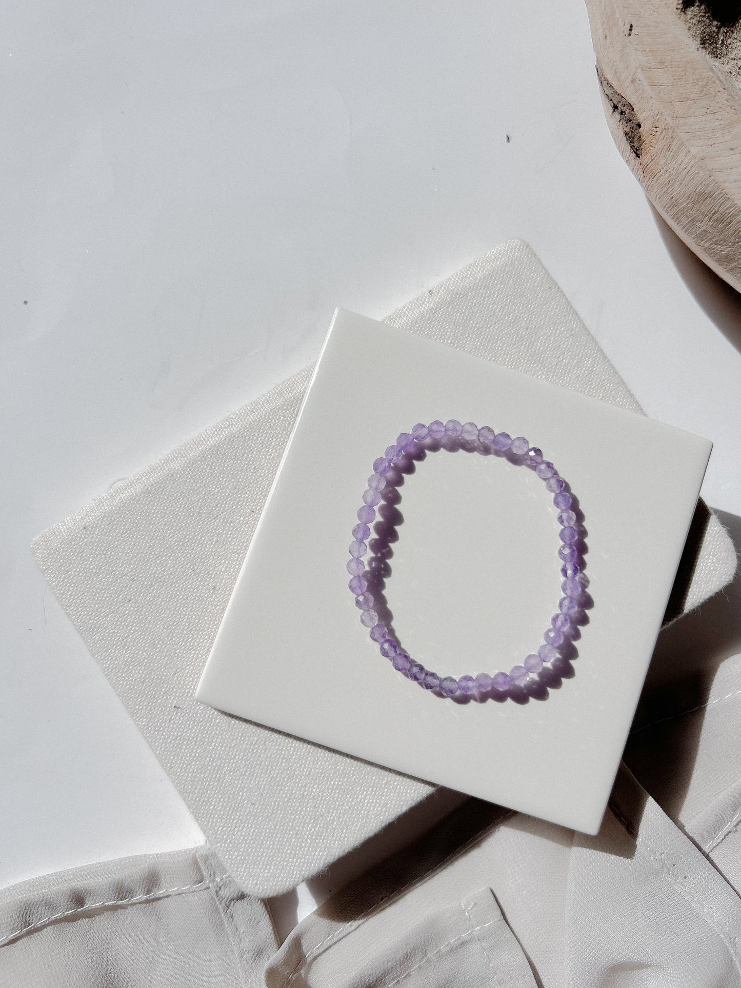 Pulseira Ametista Facetada