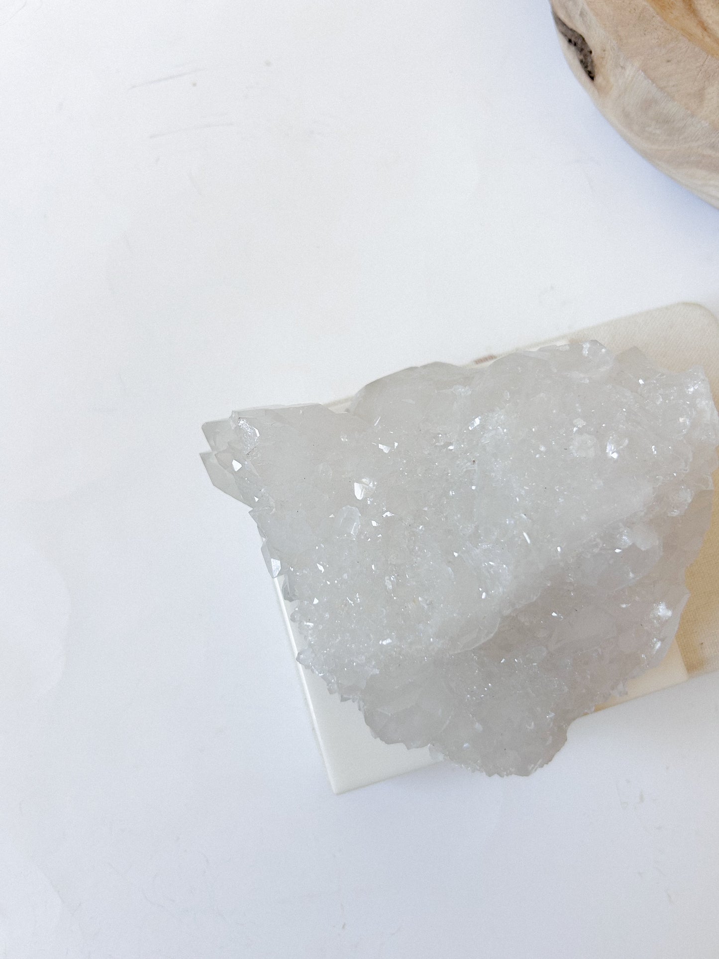 Drusa Quartzo Cristal
