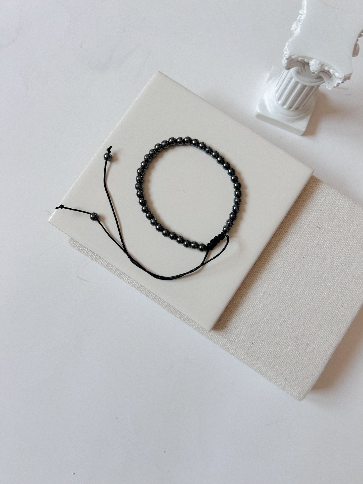 Pulseira Hematite Ajustável