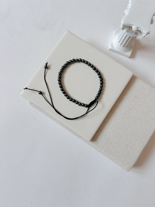 Pulseira Hematite Ajustável