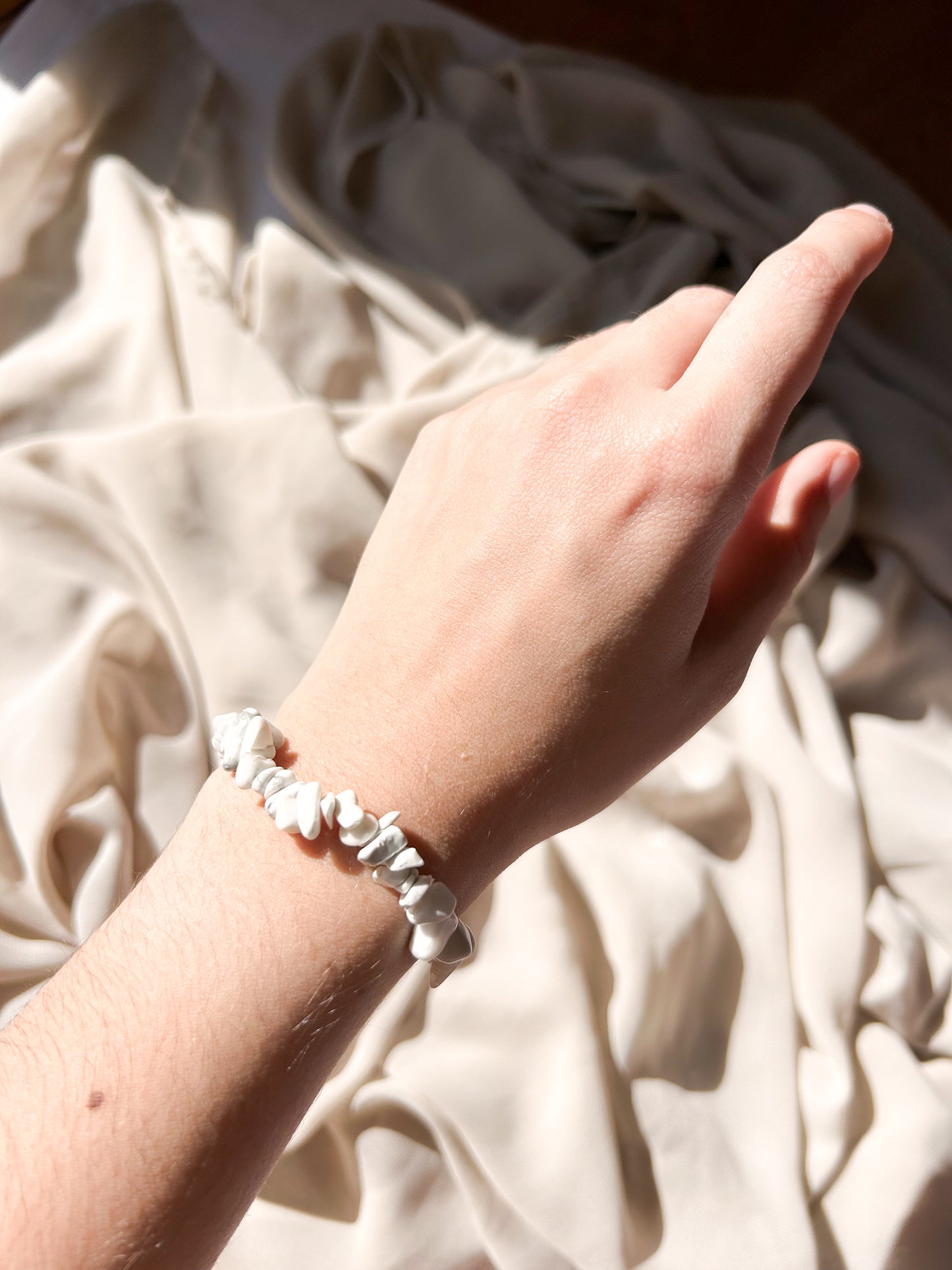 Pulseira Howlite Chip
