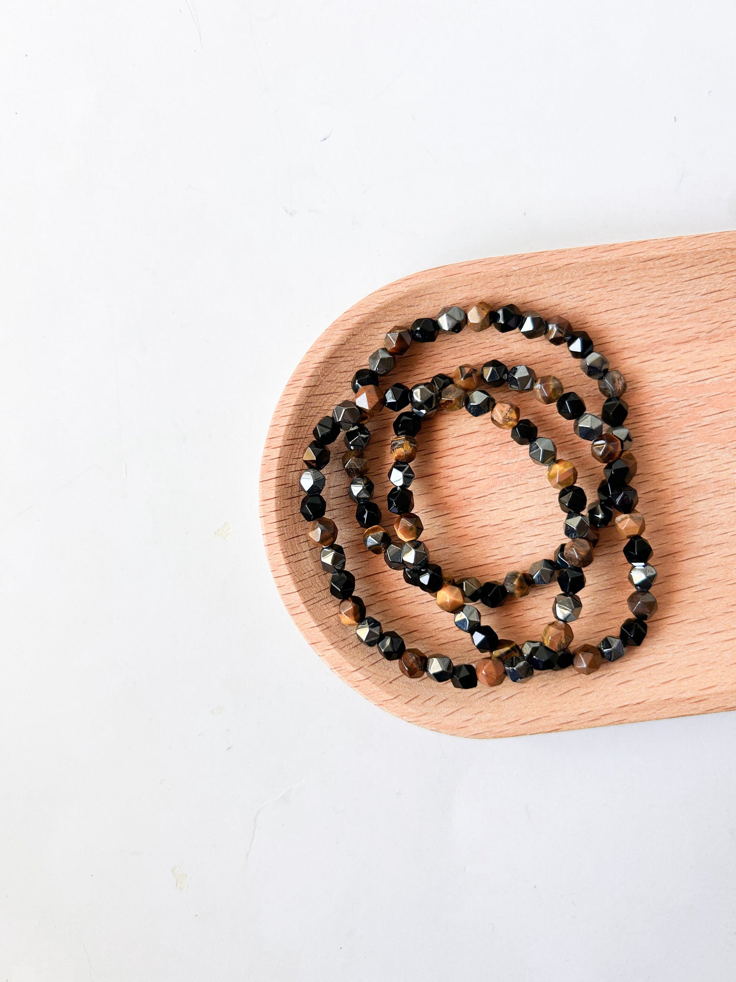 Pulseira Tripla Hexagonal