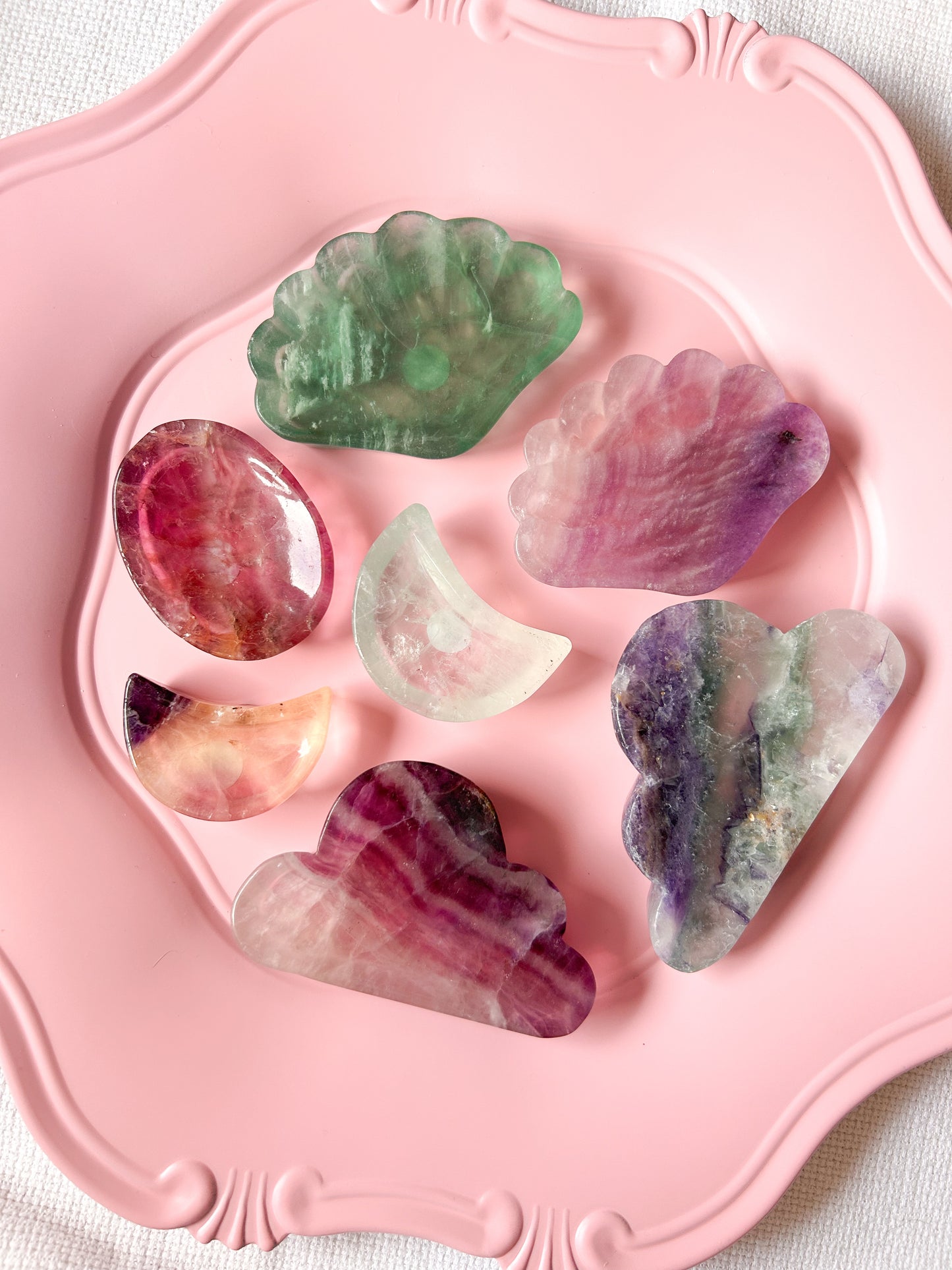 Taça Fluorite Arco-Íris