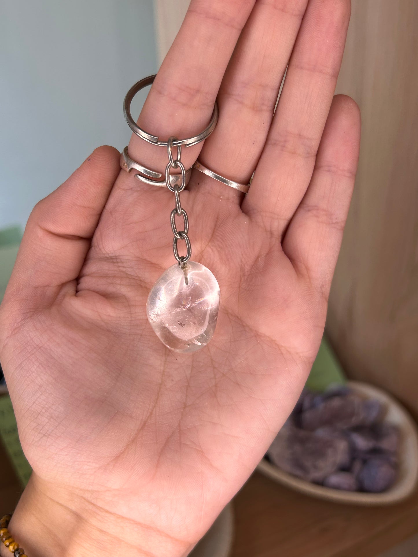 Porta-Chaves Quartzo Cristal