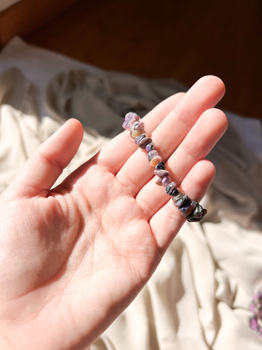 Pulseira Charoite Chip