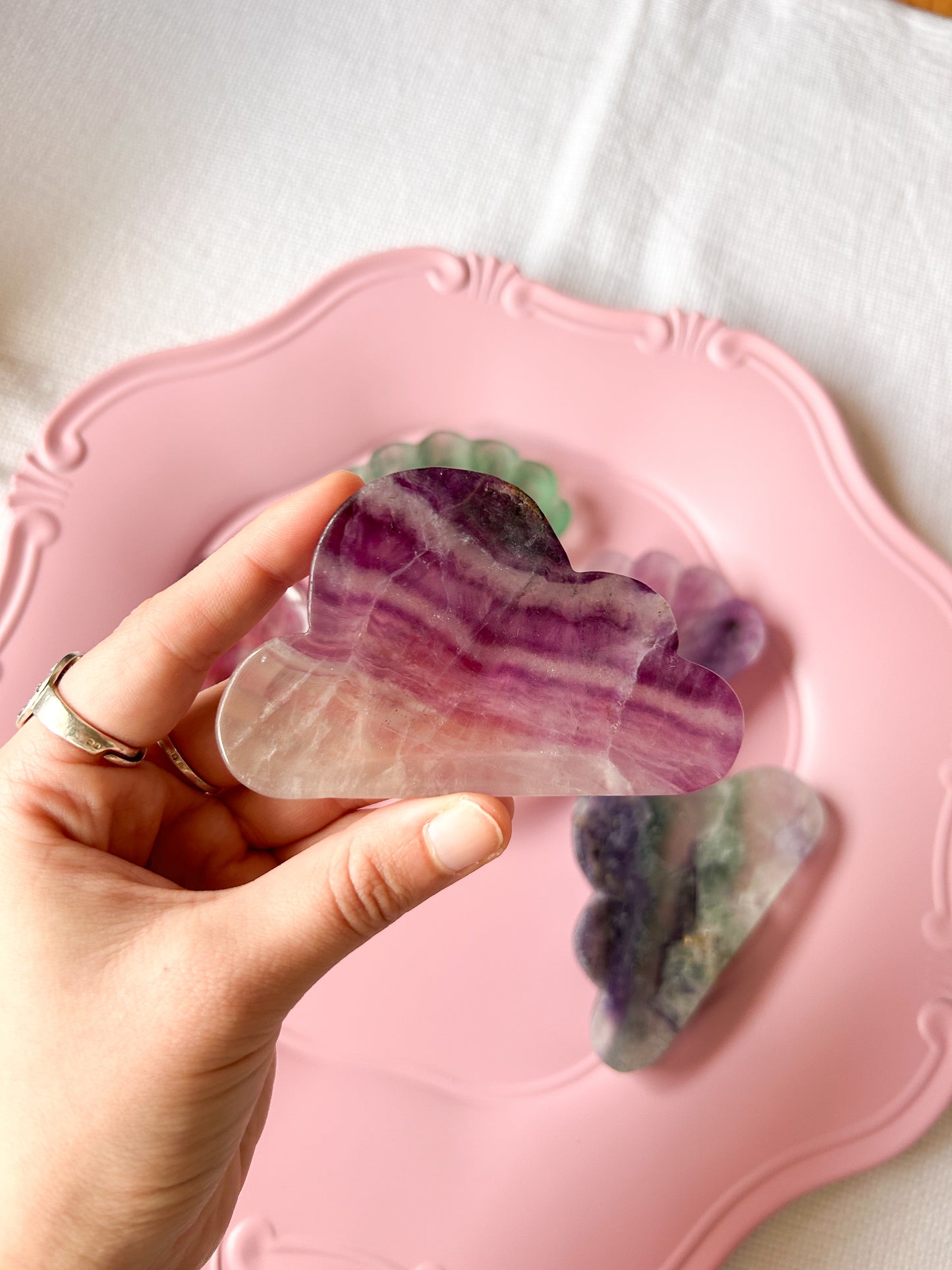 Taça Fluorite Arco-Íris