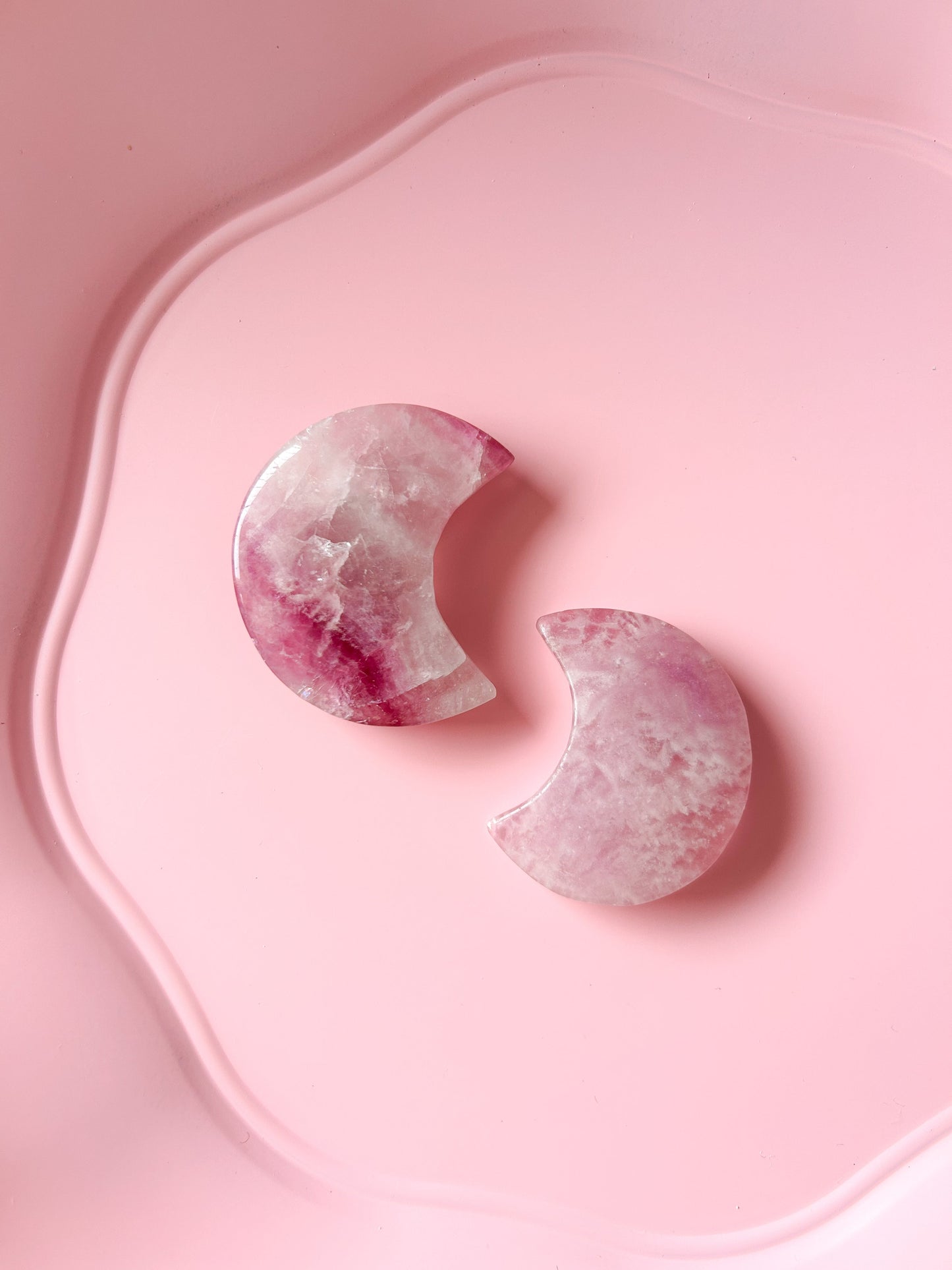 Meia Lua Fluorite Arco-Íris
