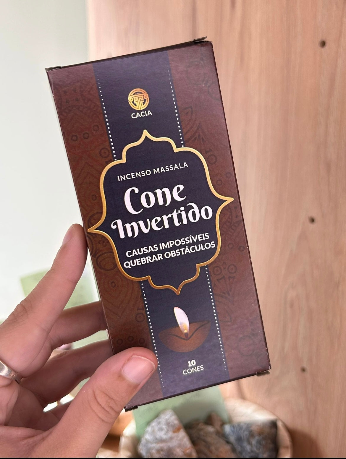 Incenso Cone Invertido