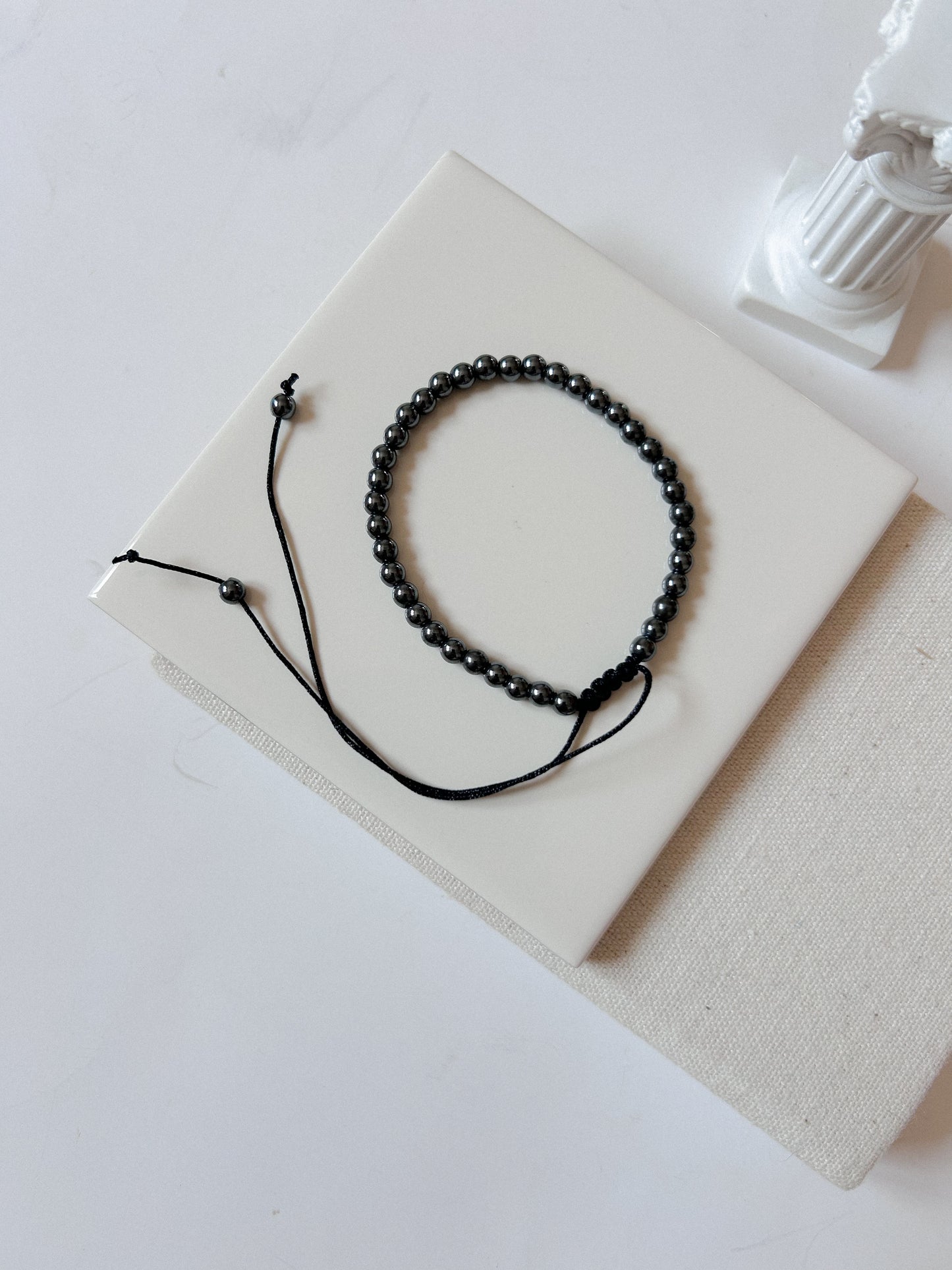 Pulseira Hematite Ajustável