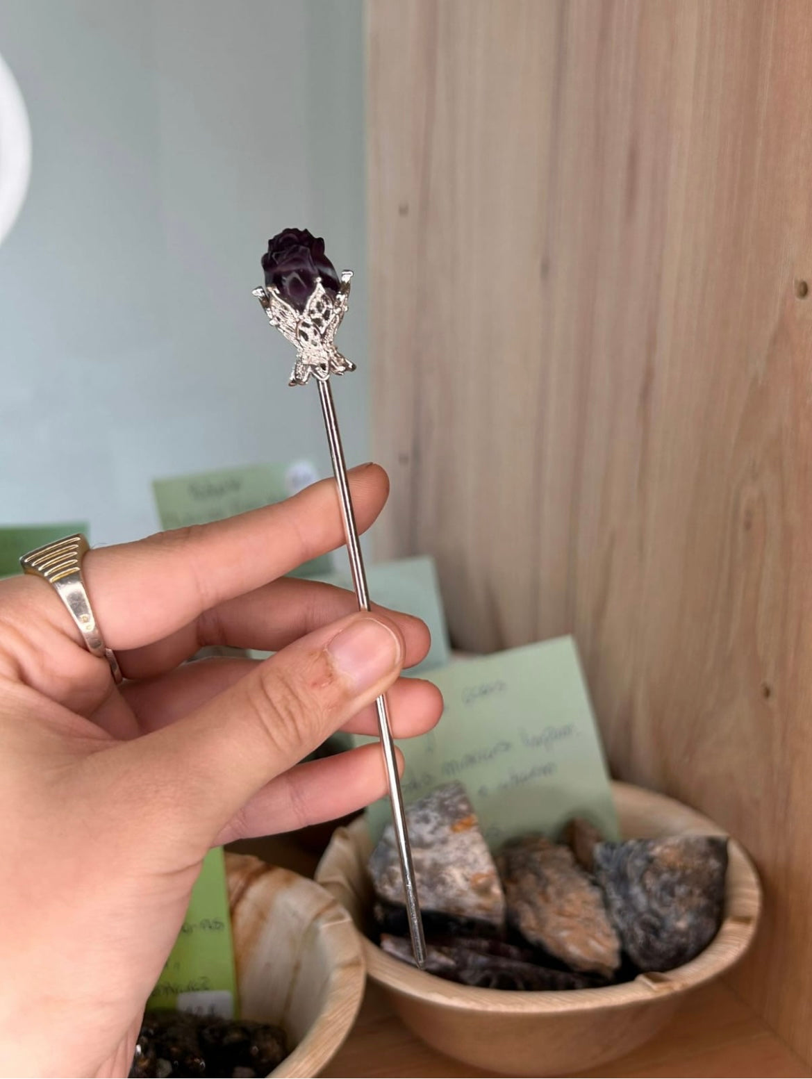 Rosa Fluorite Arco-Íris